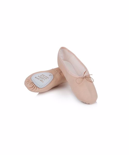 Picture of Ladies Canvas Top Spin Ballet Shoe Junior